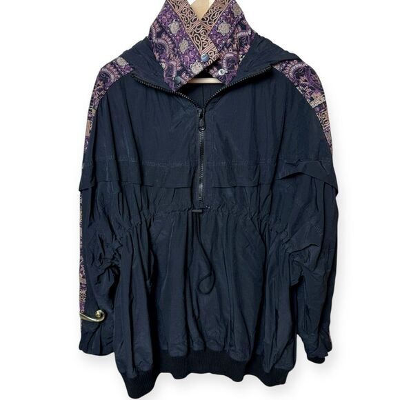 Free People Fp Movement She Fly Embroidered Pullover Hoodie Jacket - Picture 2 of 13